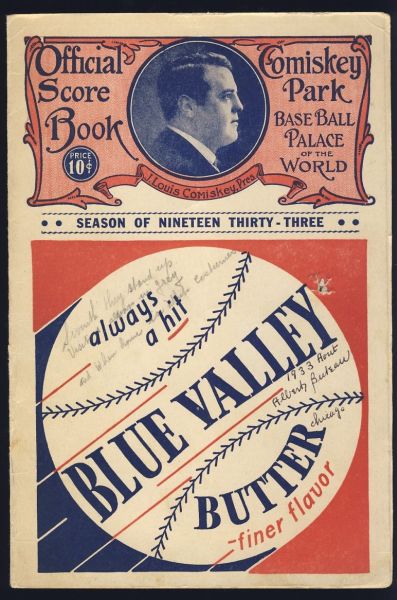 PVINT 1933 Chicago White Sox
